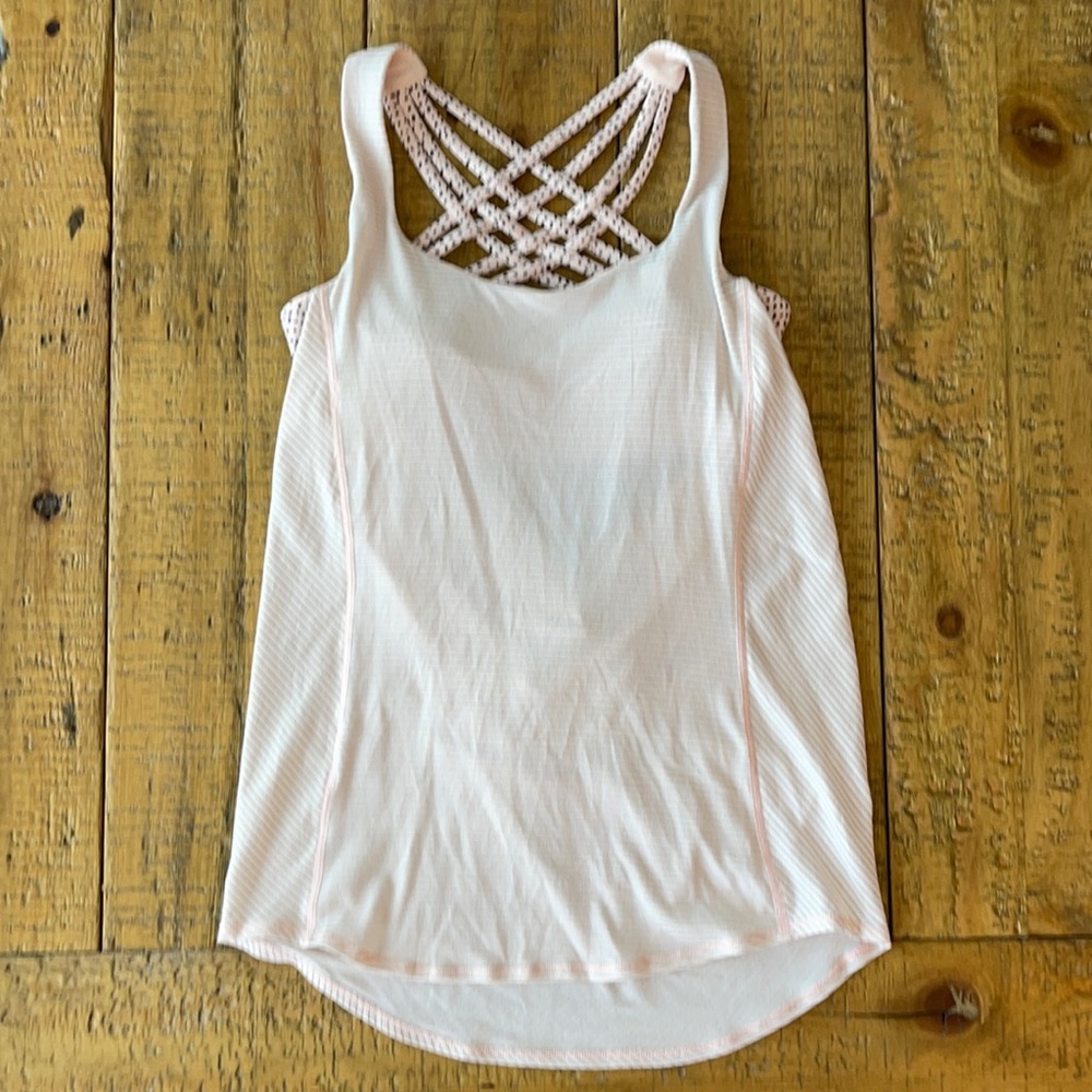 Lululemon Partial Open Back Bra Tank